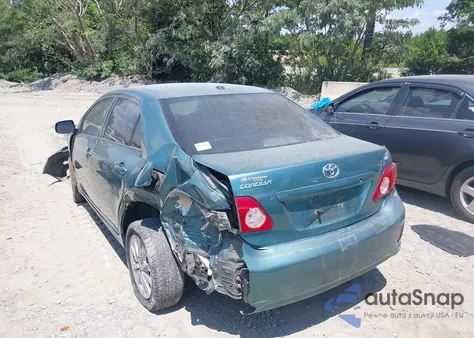 2009 Toyota Corolla Le z USA, uszkodzony, nr VIN JTDBL40EX9J034697
